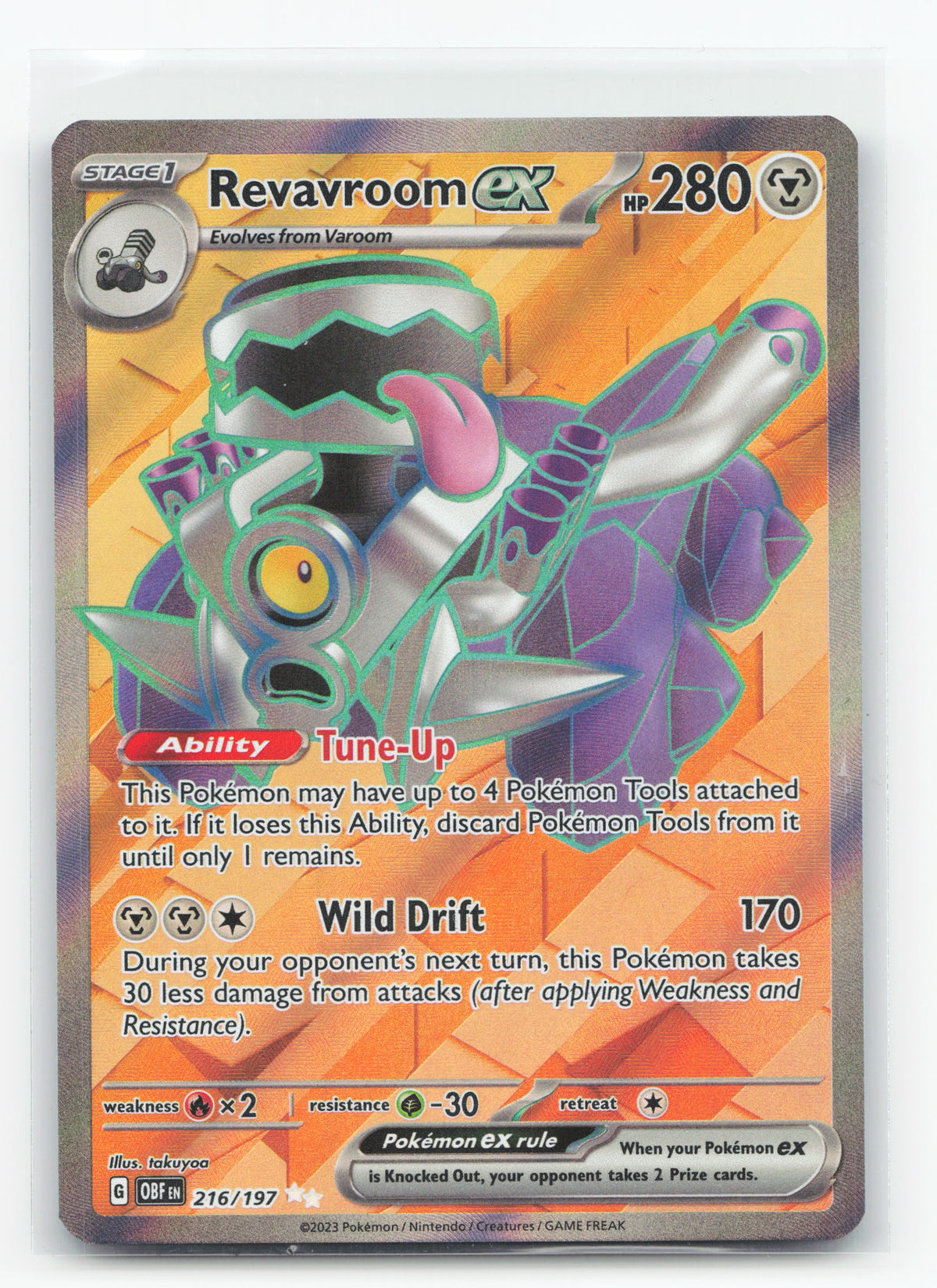 Revavroom ex 216/197 - Obsidian Flames