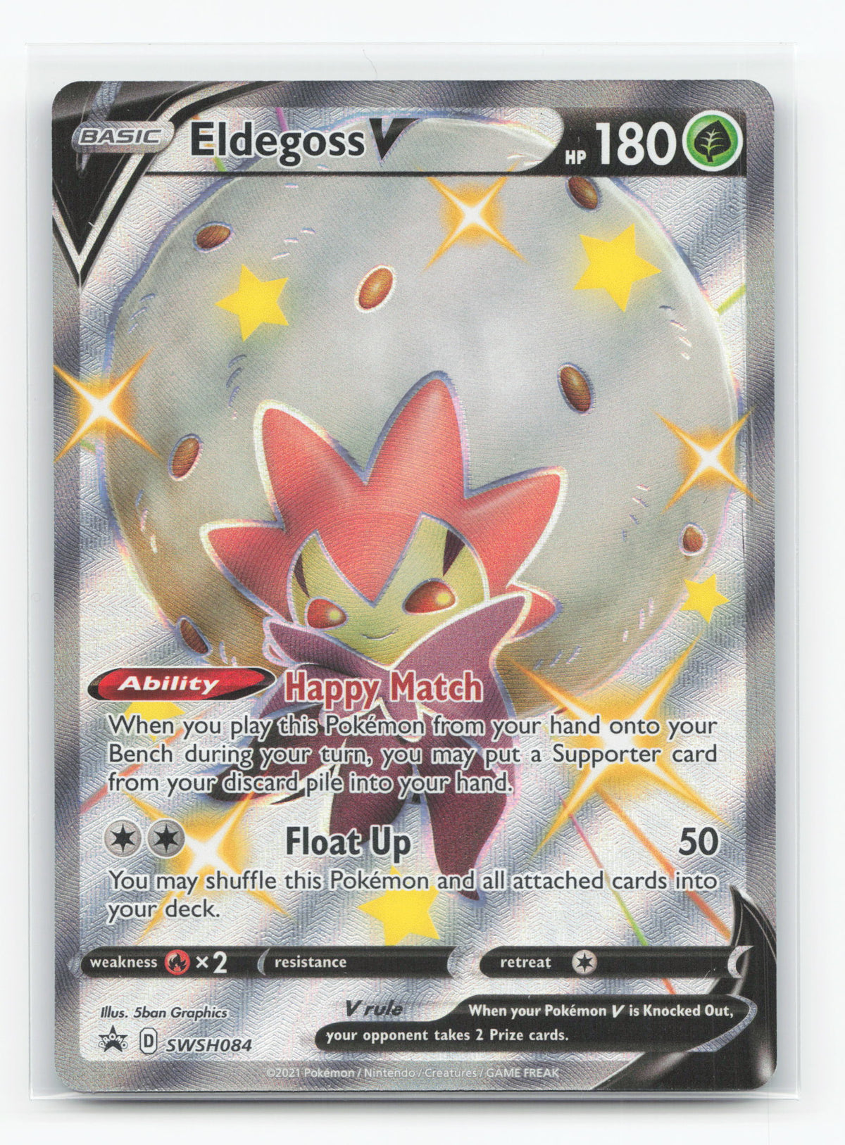 Eldegoss V SWSH084 - SWSH Black Star Promos