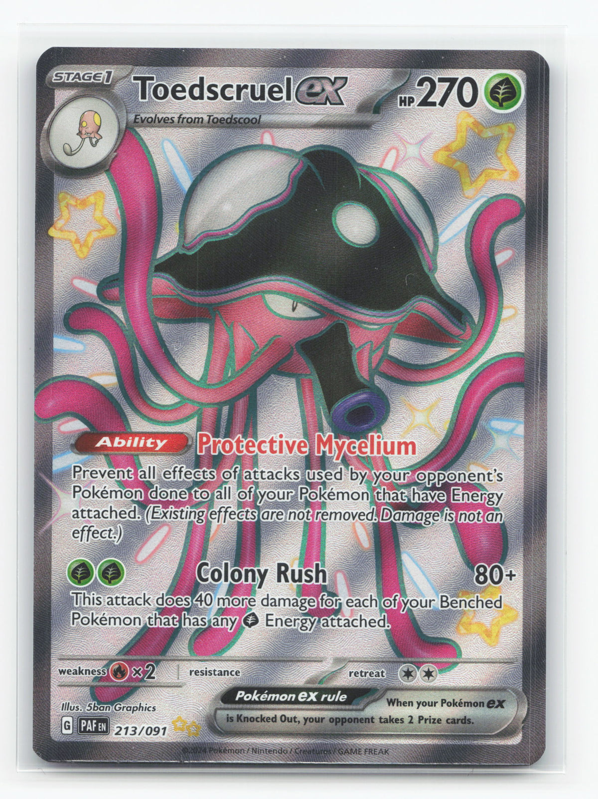 Toedscruel ex 213/091 - Paldean Fates