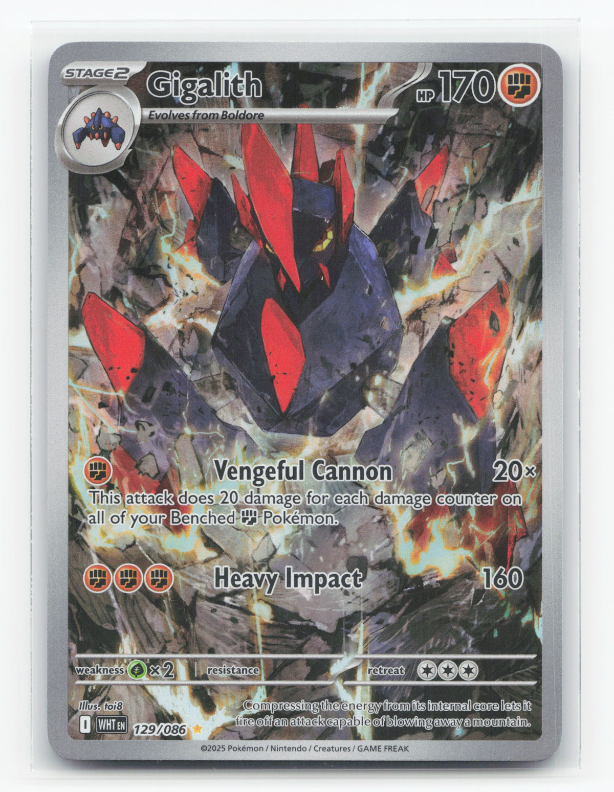 Gigalith 129/086 - White Flare