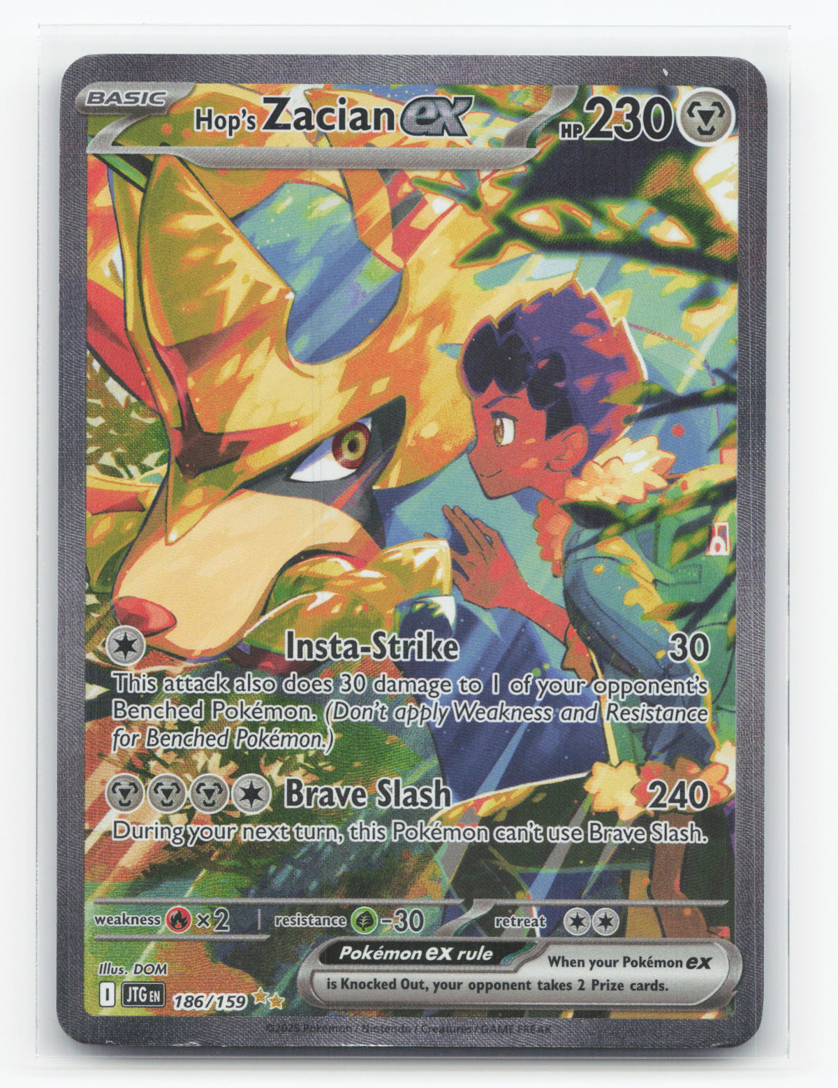 Hop's Zacian ex 186/159 - Journey Together
