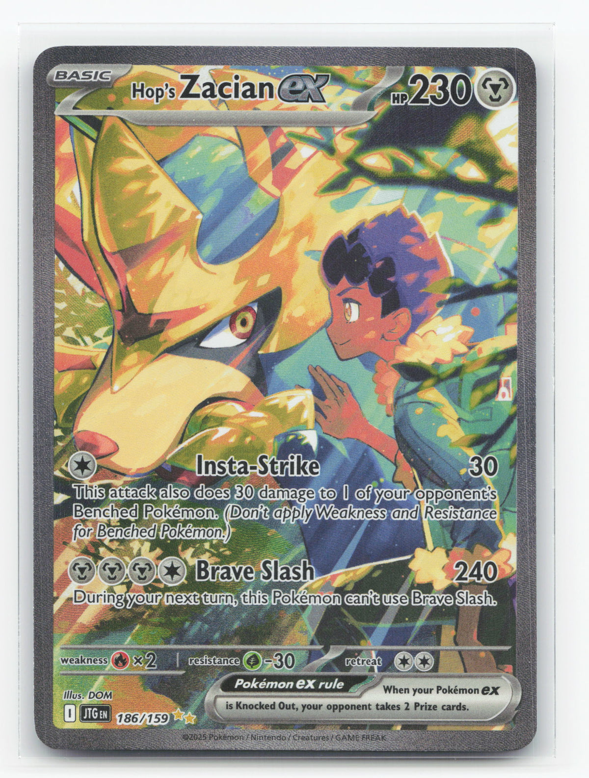 Hop's Zacian ex 186/159 - Journey Together