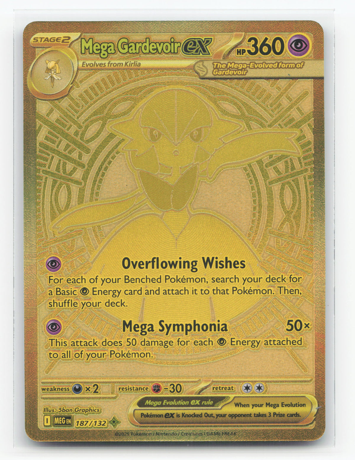 Mega Gardevoir ex 187/132 - Mega Evolution