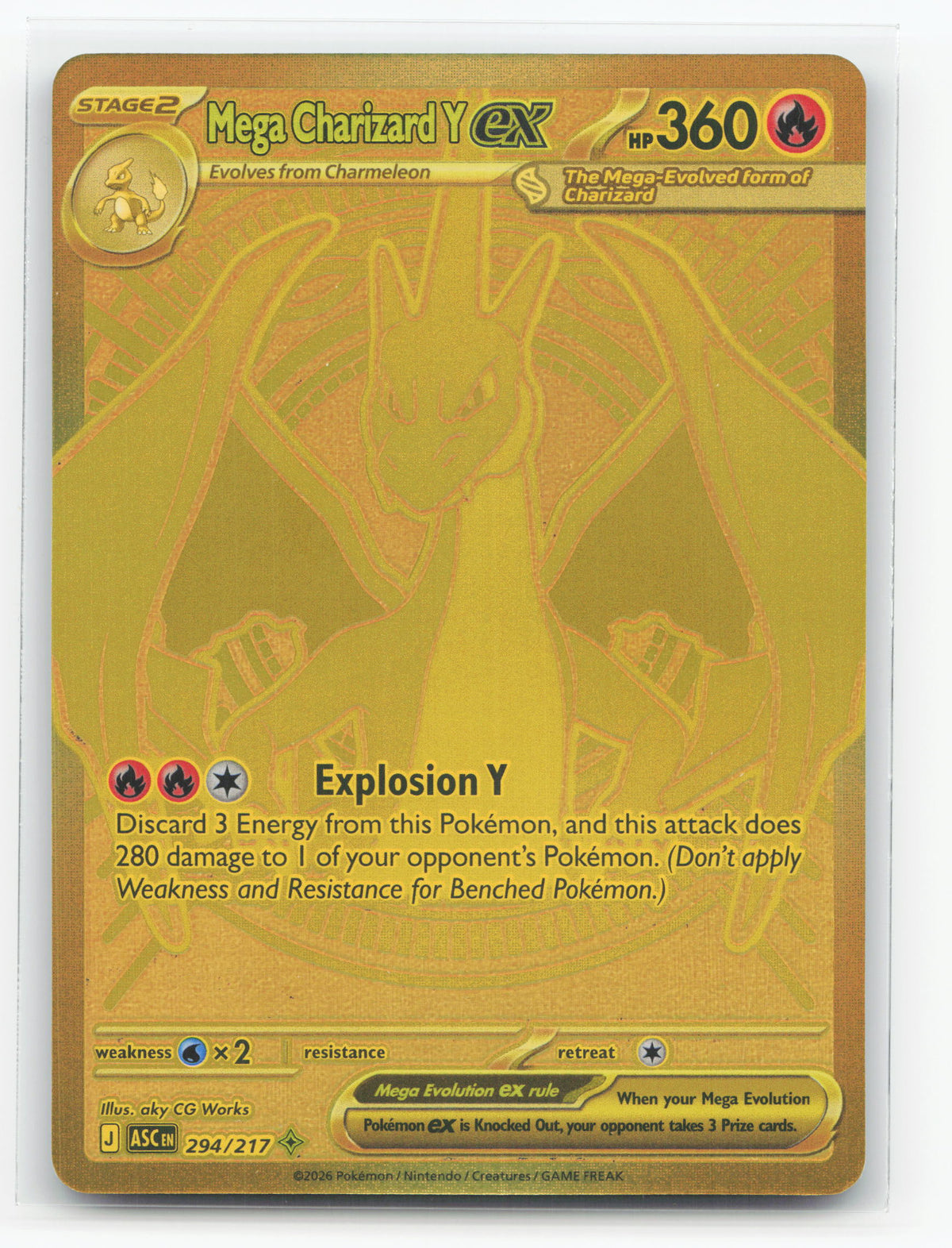 Mega Charizard Y ex 294/217 - Ascended Heroes