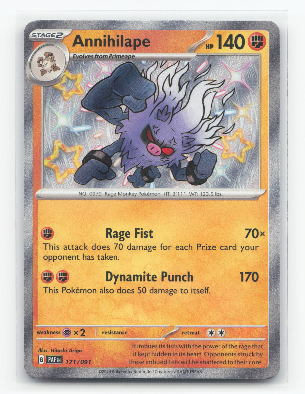 Annihilape 171/091 - Paldean Fates