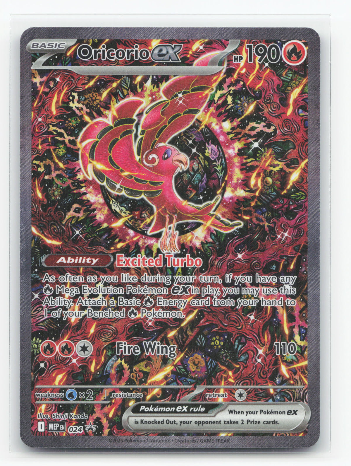 Oricorio ex 024 - Mega Evolution Black Star Promos