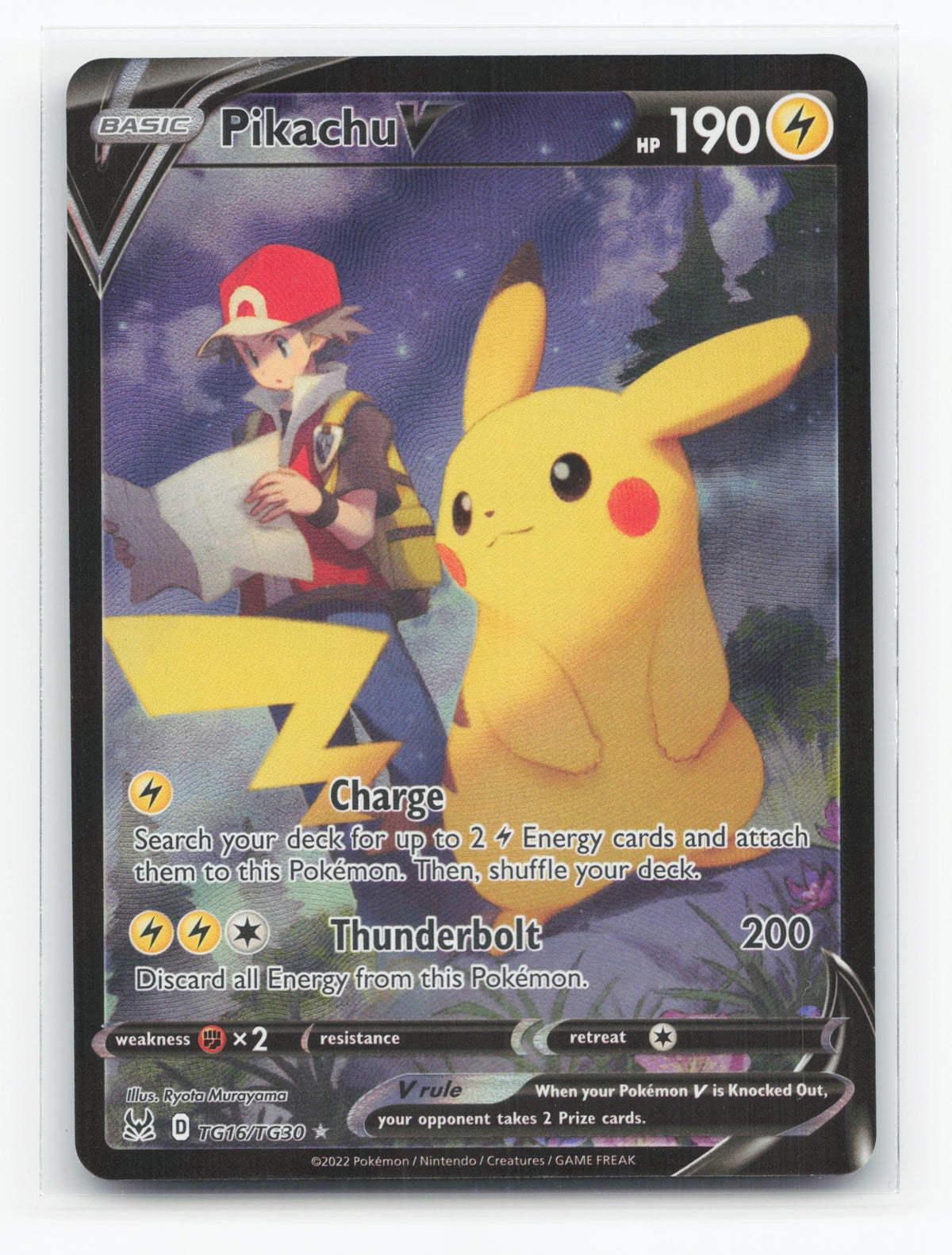 Pikachu V TG16/TG30 - Lost Origin Trainer Gallery