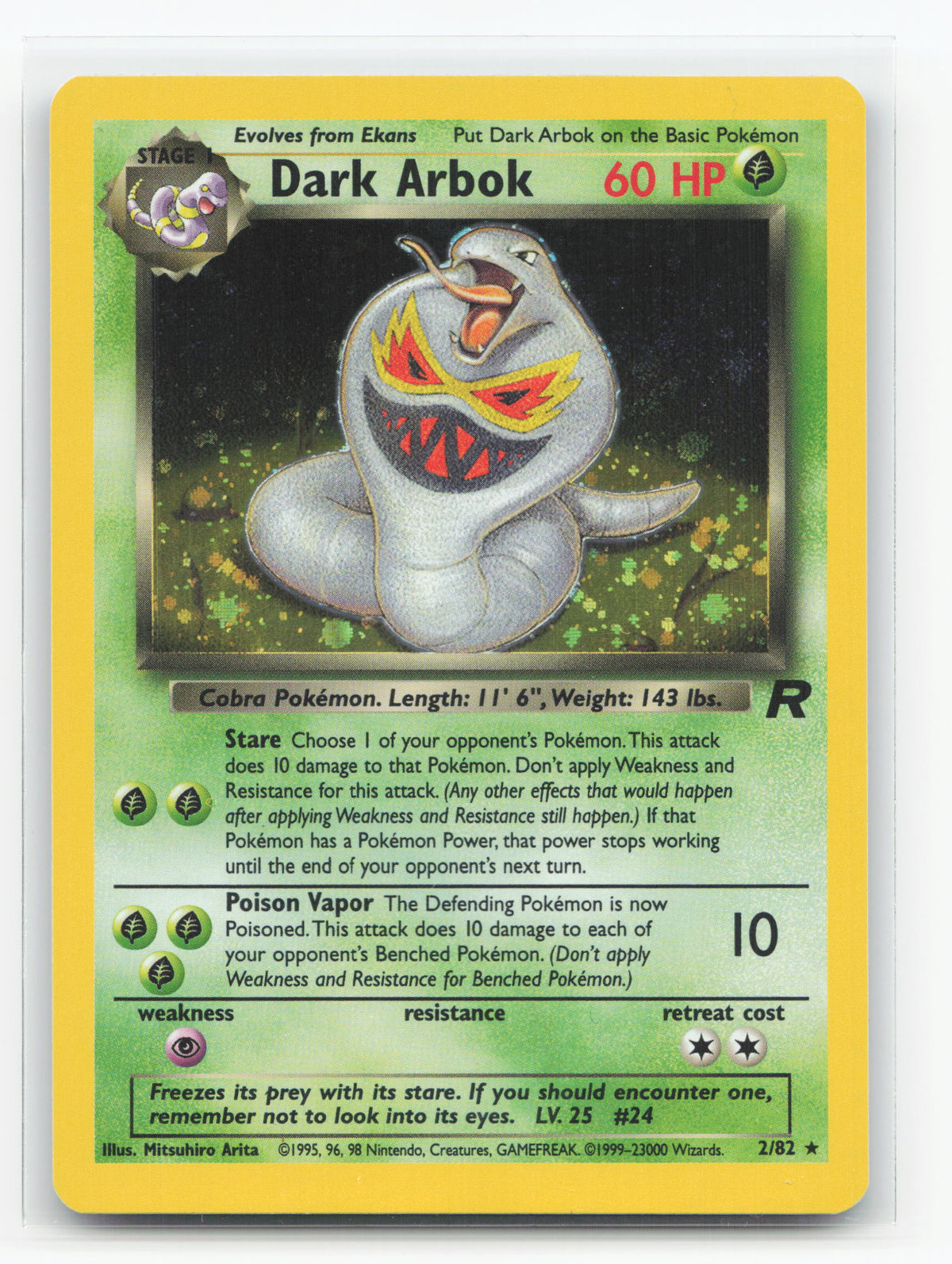 Dark Arbok 2/82 - Team Rocket