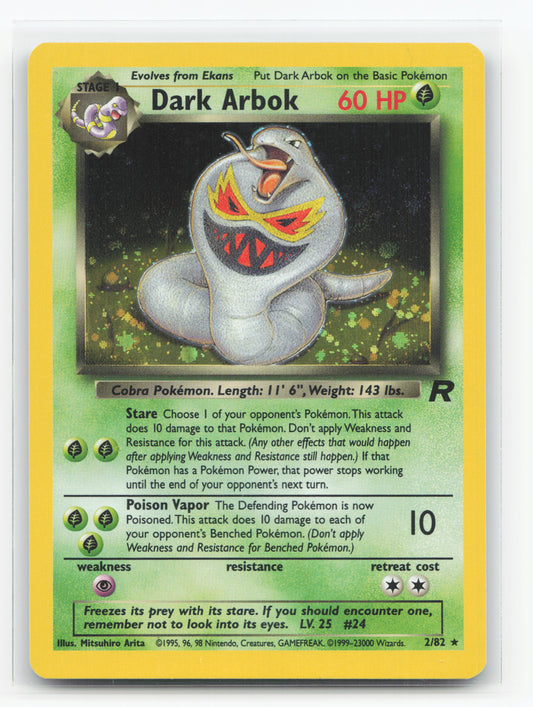 Dark Arbok 2/82 - Team Rocket