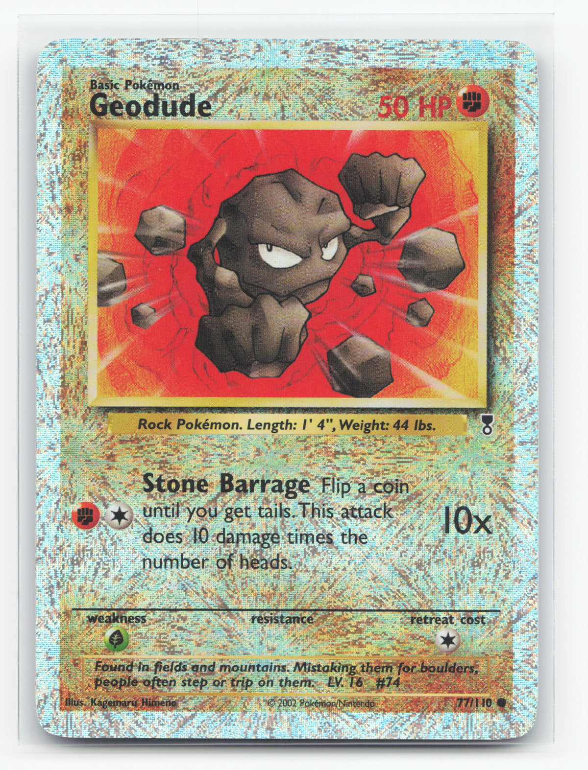 Geodude Reverse Holo 77/110 - Legendary Collection