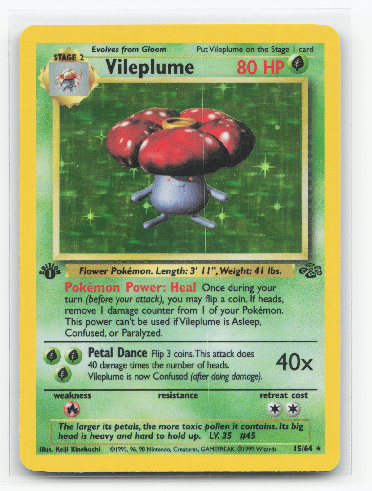 Vileplume 1st Edition 15/64 - Jungle