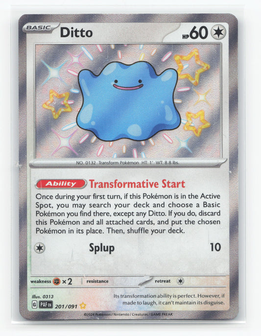 Ditto 201/091 - Paldean Fates