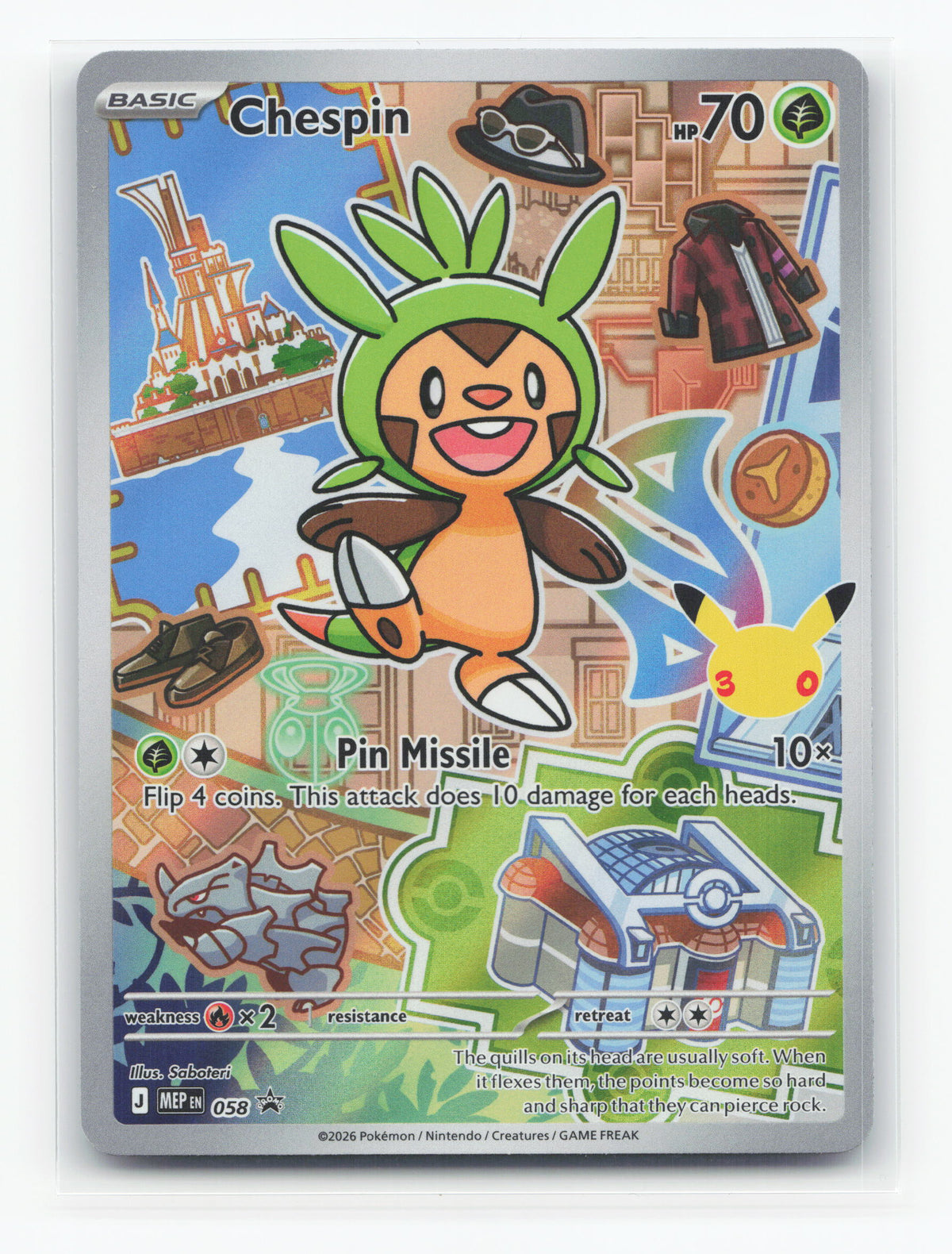 Chespin 058 - Mega Evolution Black Star Promos