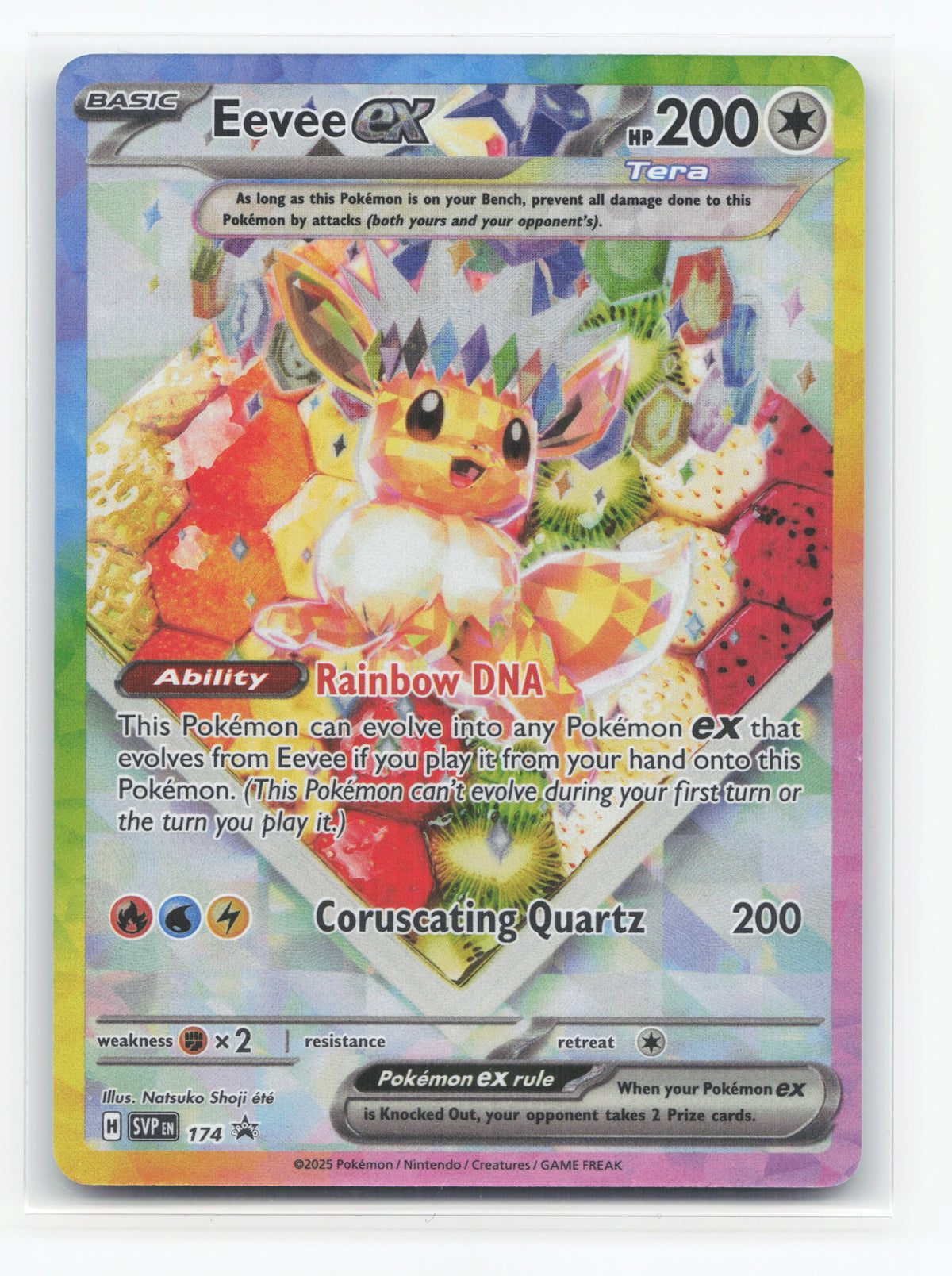 Eevee ex 174 - Scarlet & Violet Black Star Promos