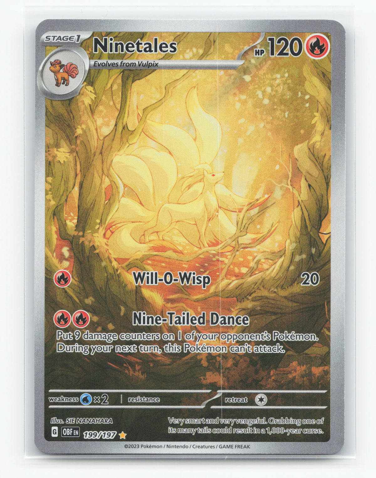 Ninetales 199/197 - Obsidian Flames