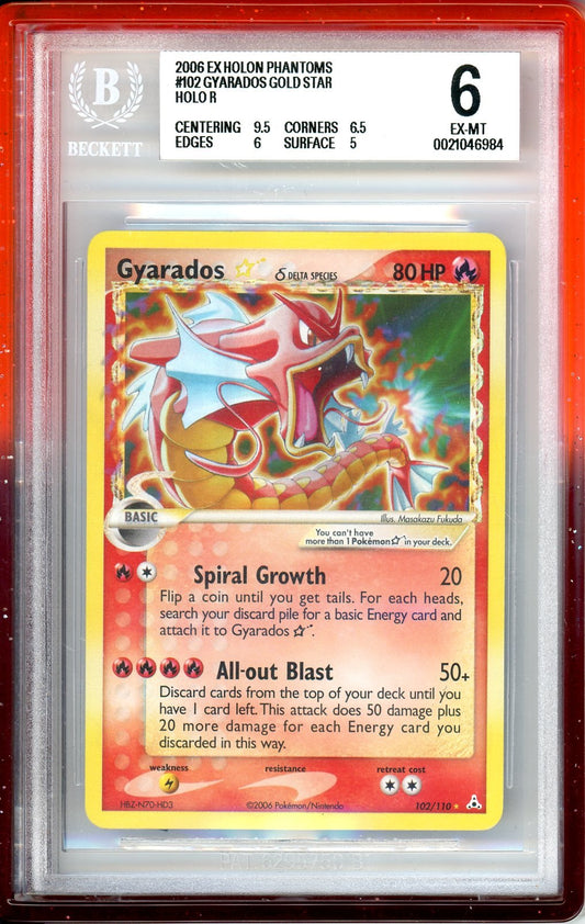 BGS 6 Gyarados Star 102 - Holon Phantoms
