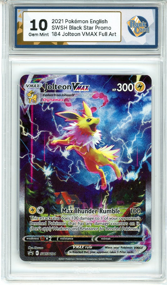 RAUK 10 Jolteon VMAX SWSH184 - SWSH Black Star Promos
