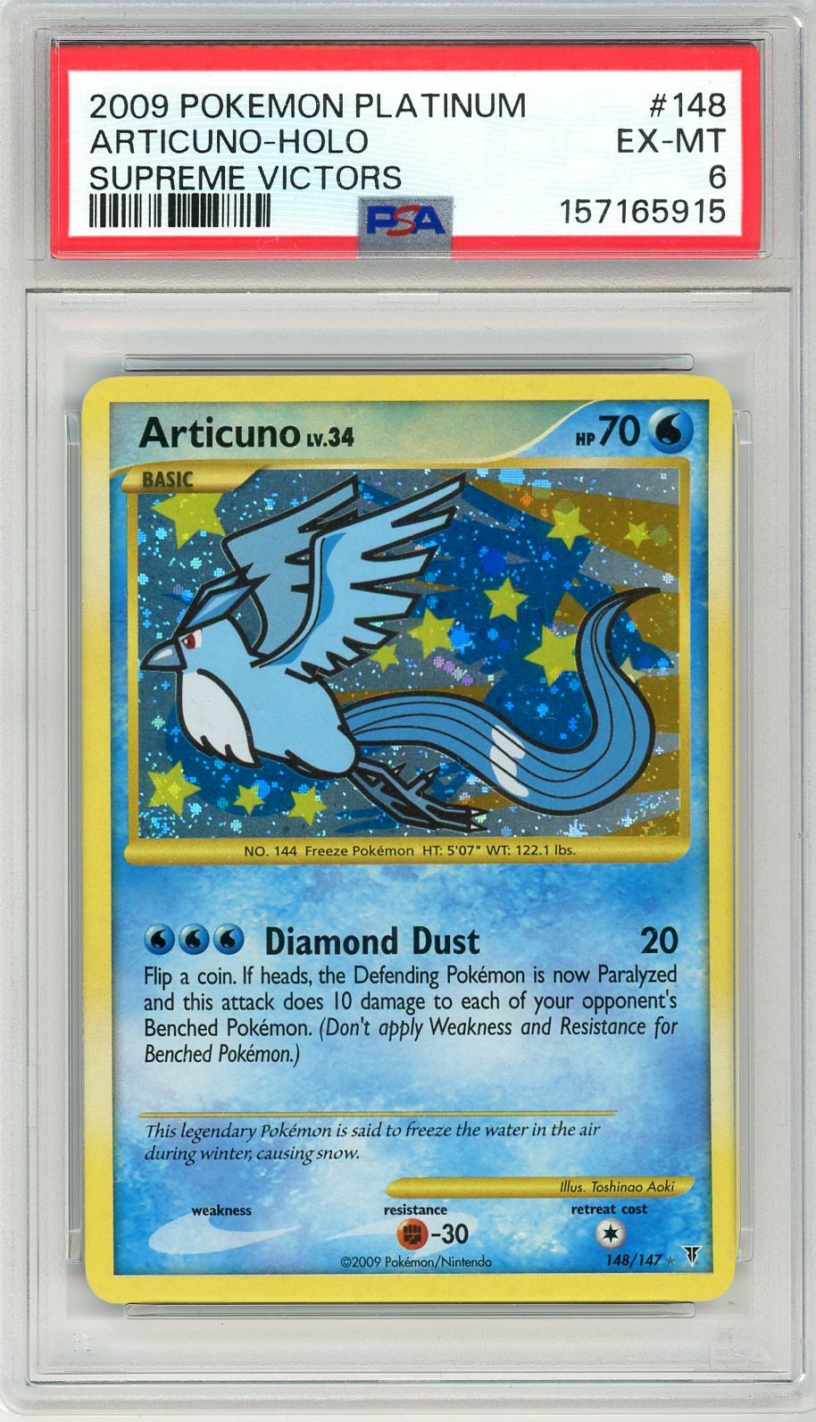PSA 6 Articuno 148/147 - Supreme Victors