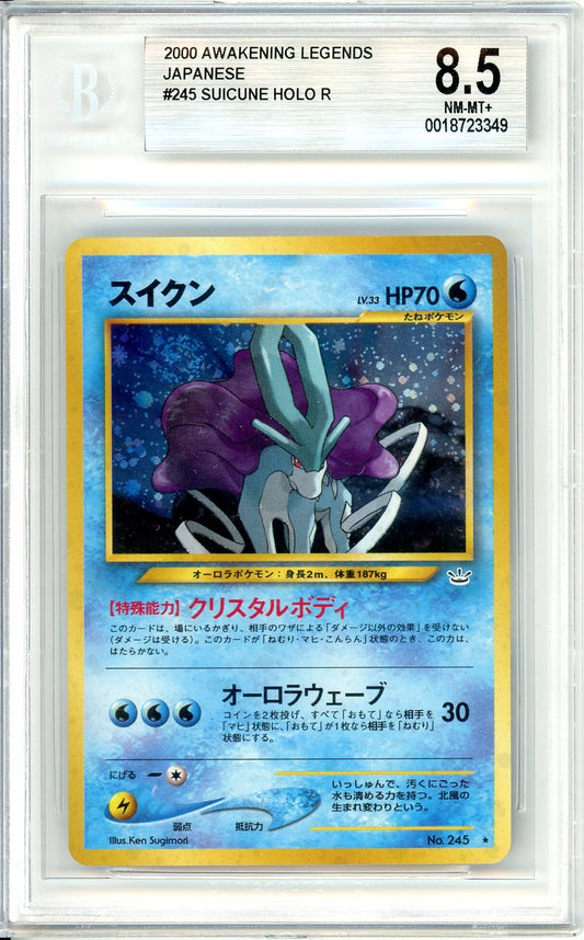 BGS 8.5 Suicune No.245 - Awakening Legends