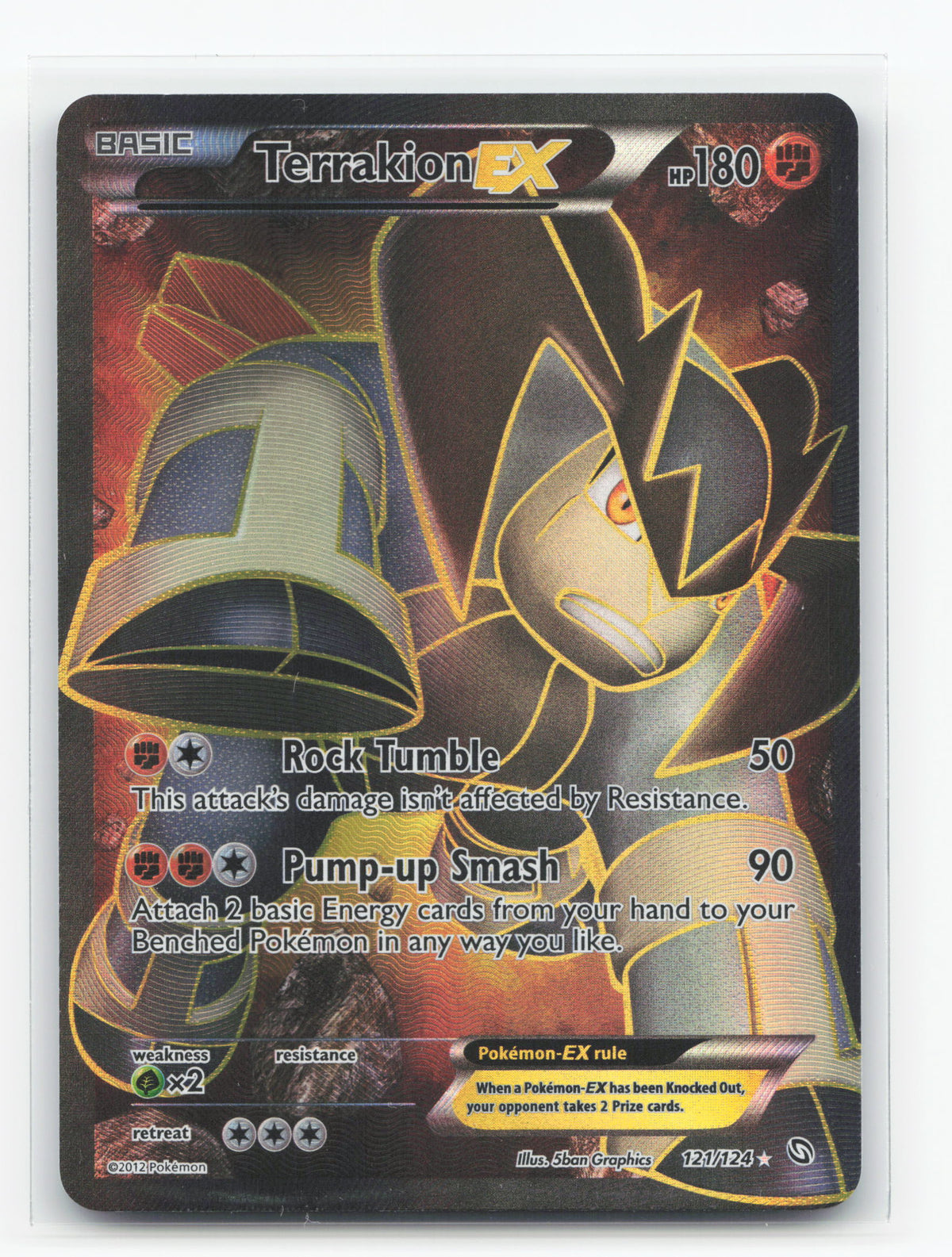 Terrakion-EX 121/124 - Dragons Exalted