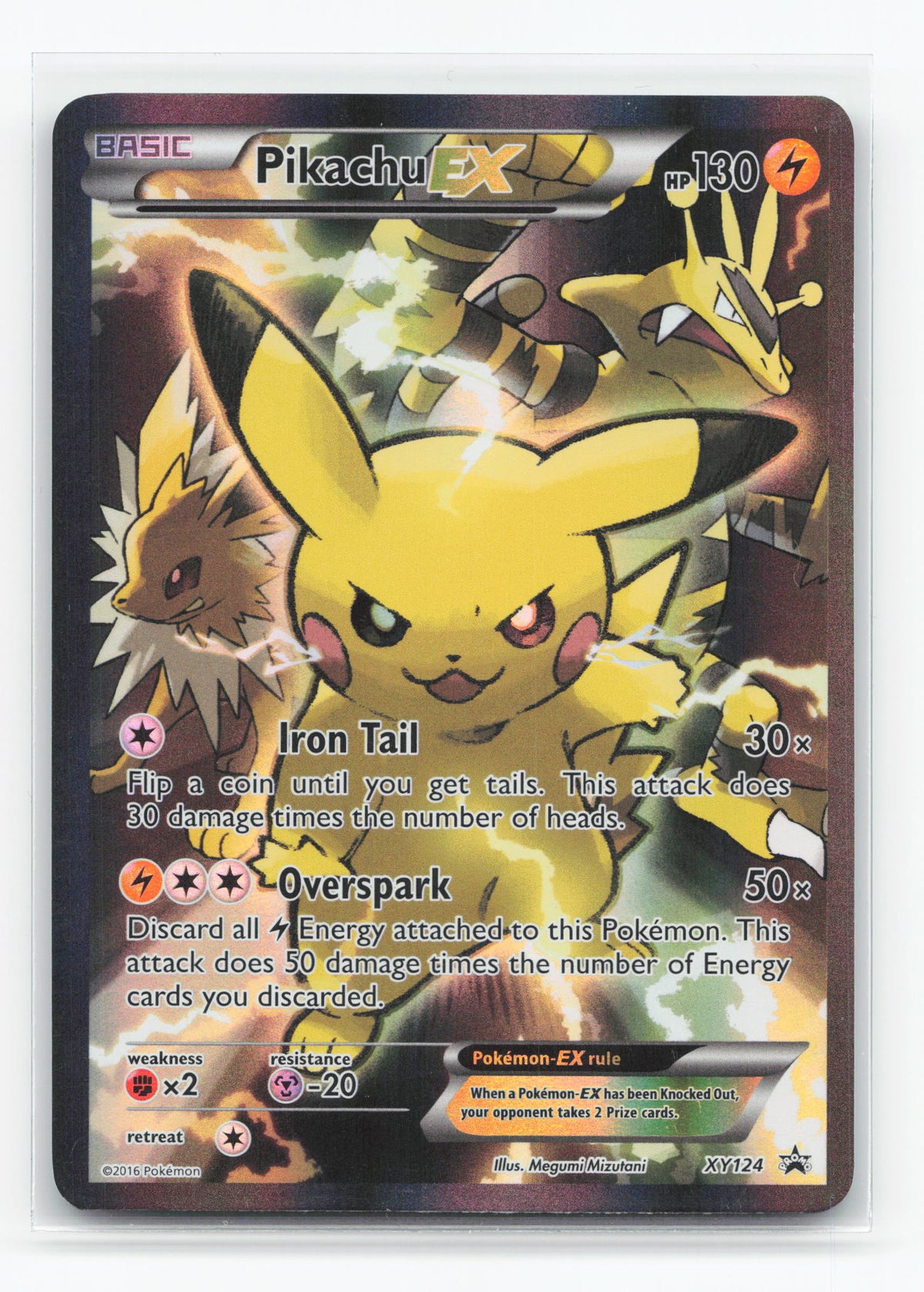Pikachu-EX XY124 - XY Black Star Promos