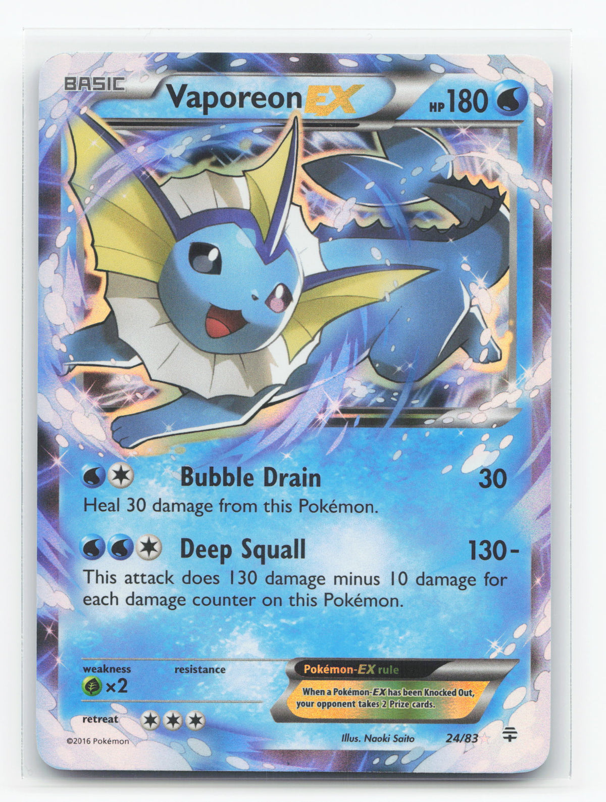 Vaporeon-EX 24/83 - Generations