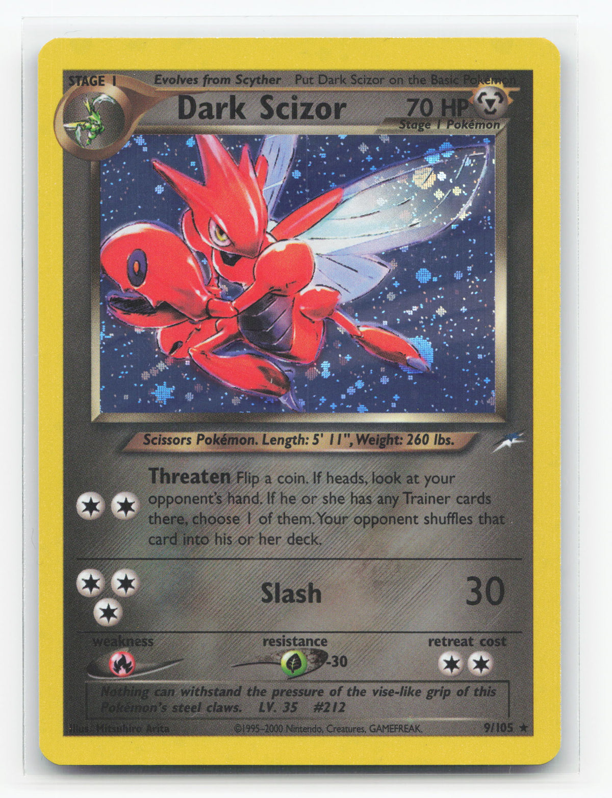 Dark Scizor 9/105 - Neo Destiny