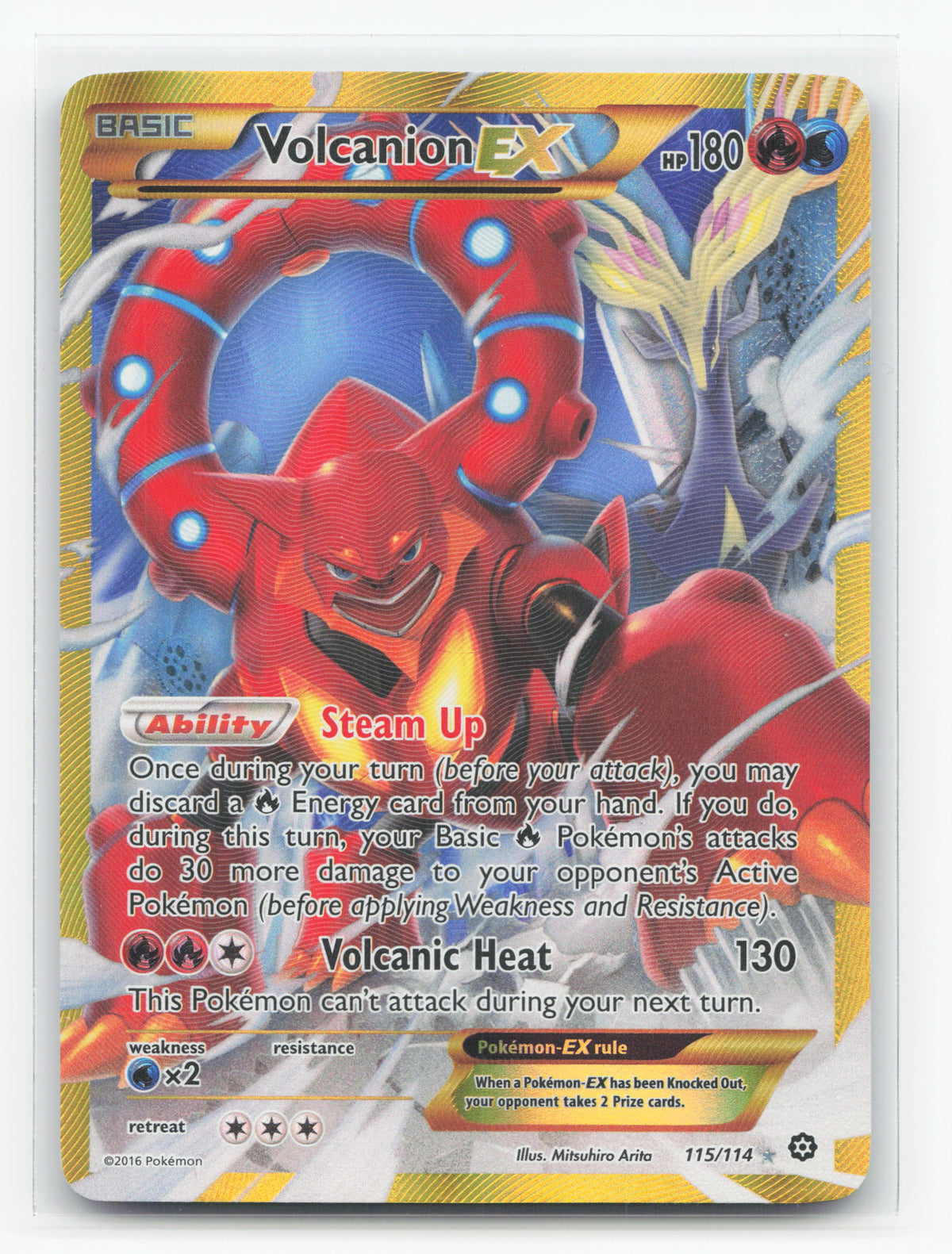 Volcanion-EX 115/114 - Steam Siege