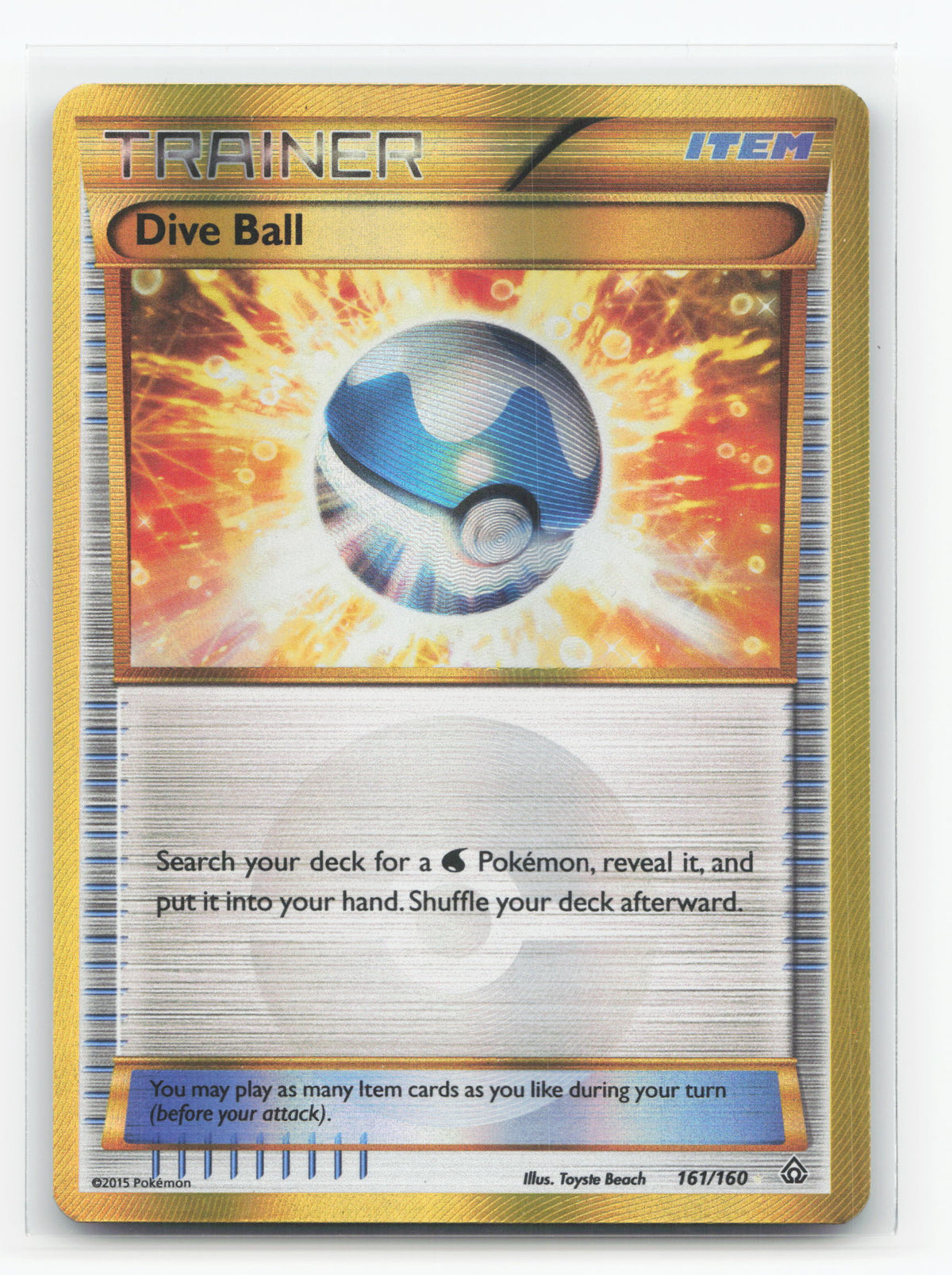 Dive Ball 161/160 - Primal Clash