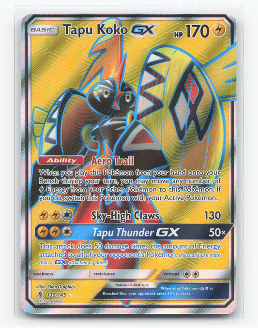 Tapu Koko-GX 135/145 - Guardians Rising