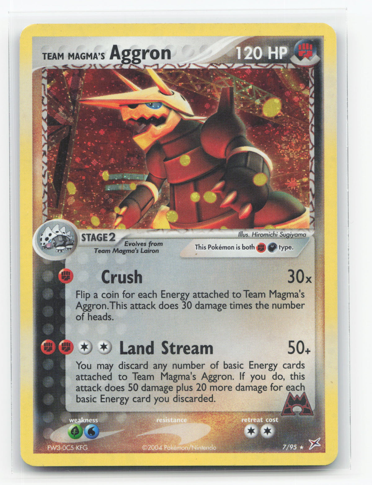 Team Magma's Aggron 7/95 - Team Magma vs Team Aqua