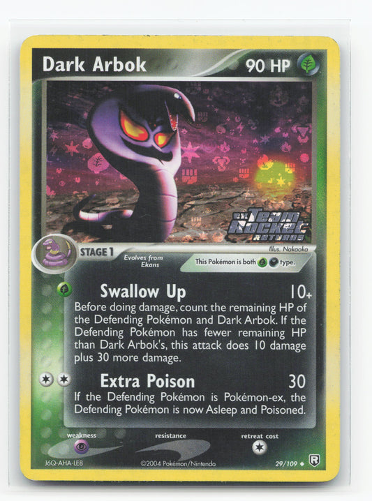 Dark Arbok 29/109 - Team Rocket Returns
