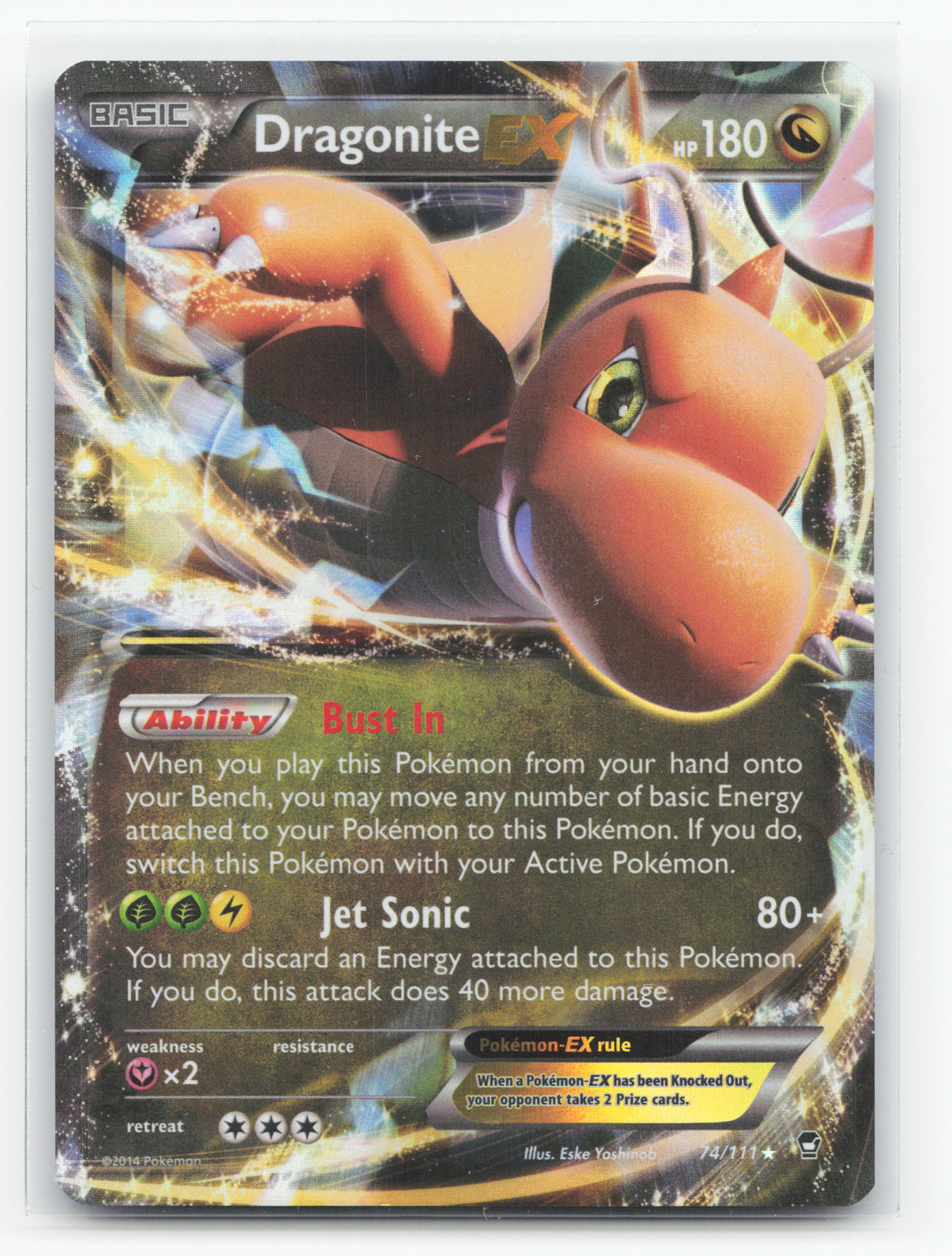 Dragonite-EX 74/111 - Furious Fists