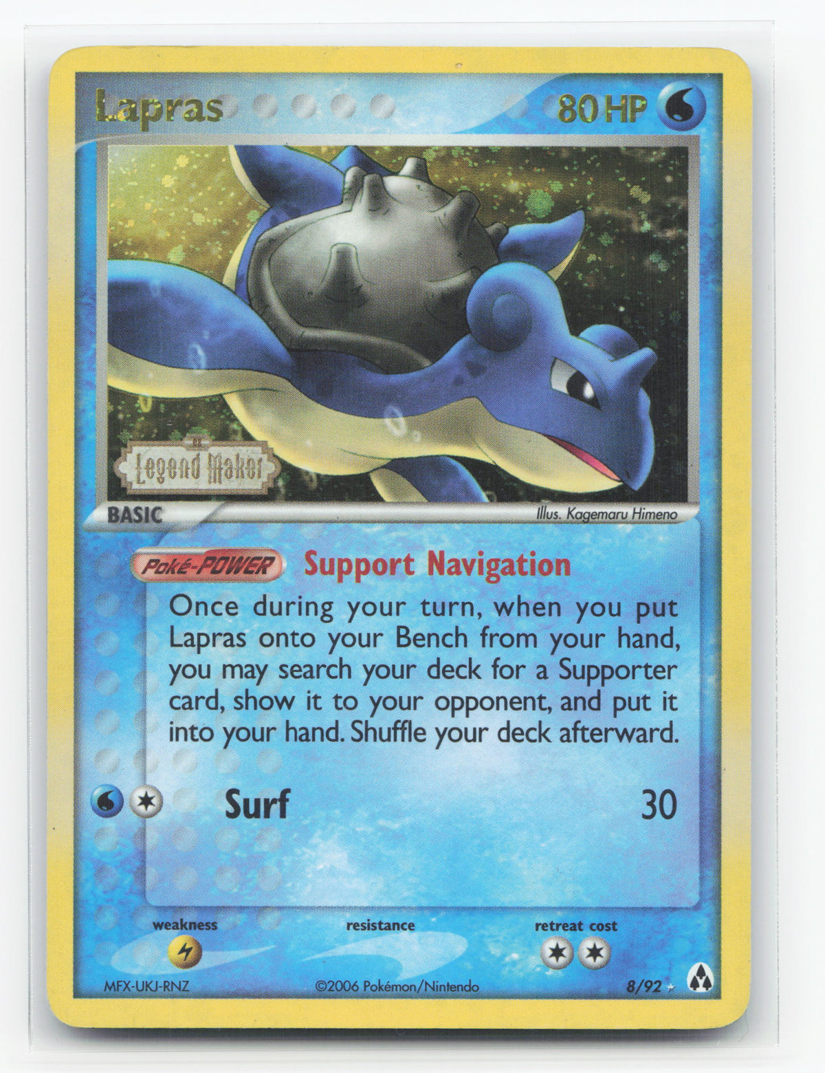 Lapras 8/92 - Legend Maker
