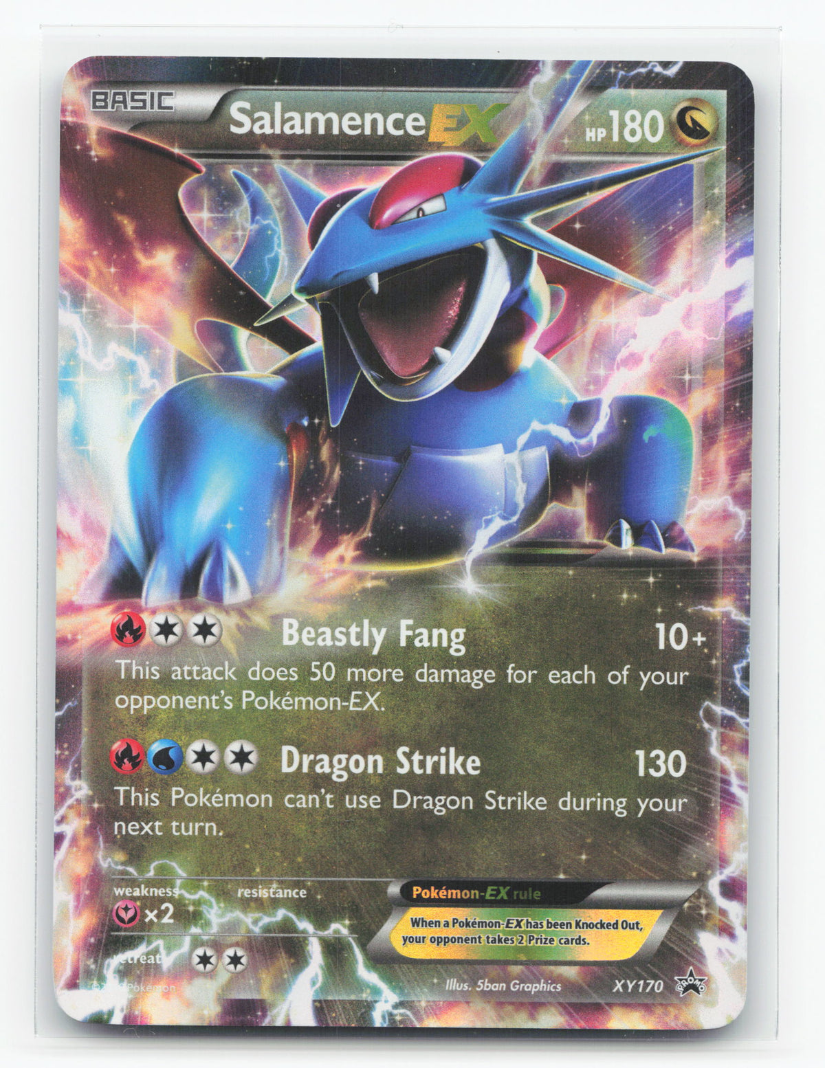 Salamence-EX XY170 - XY Black Star Promos