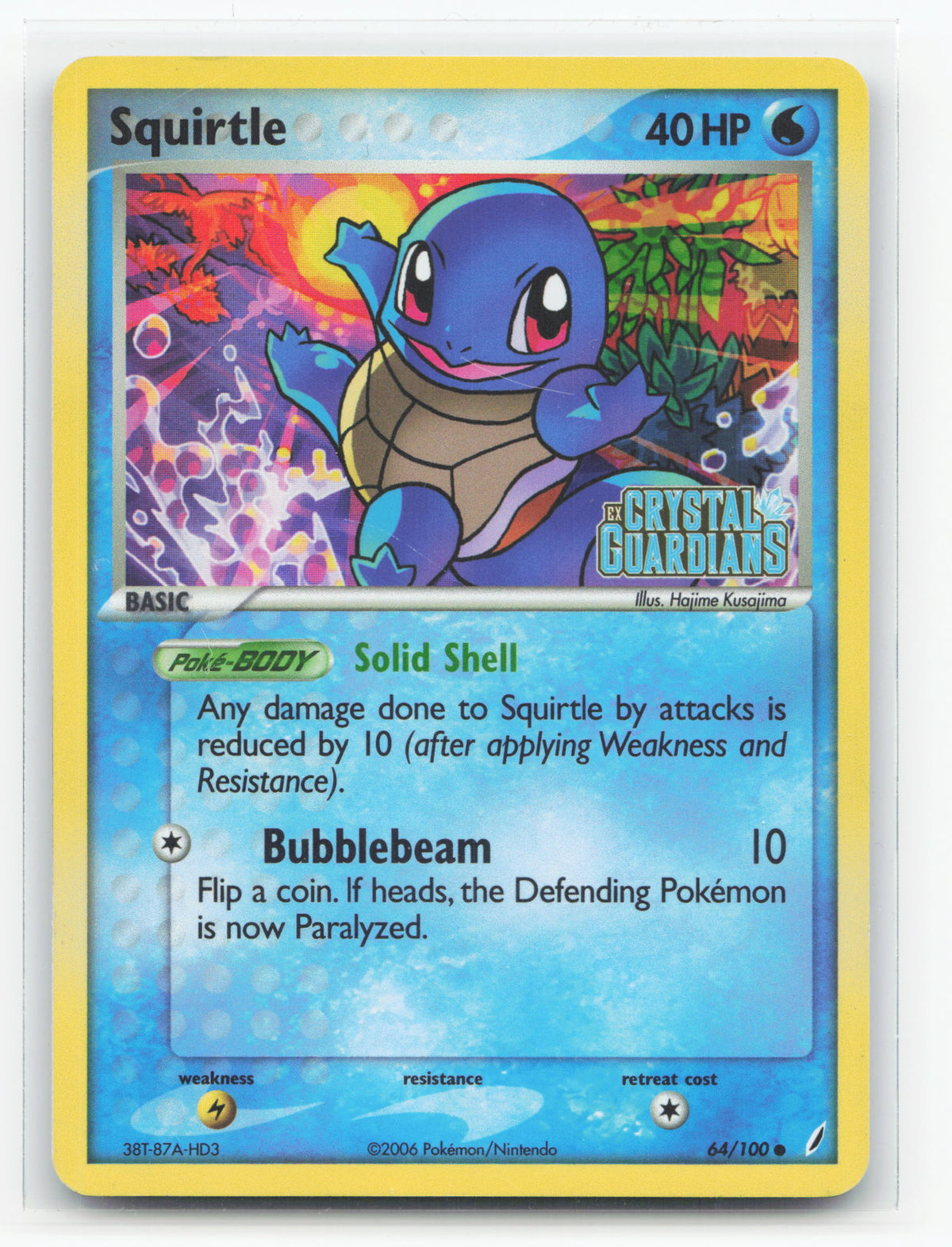 Squirtle 64/100 - Crystal Guardians