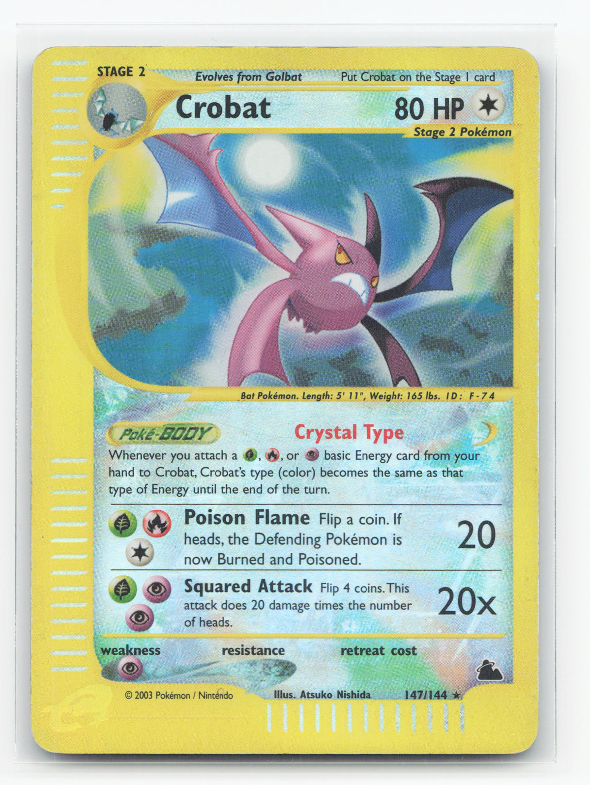 Crobat Reverse Foil 147/144 - Skyridge