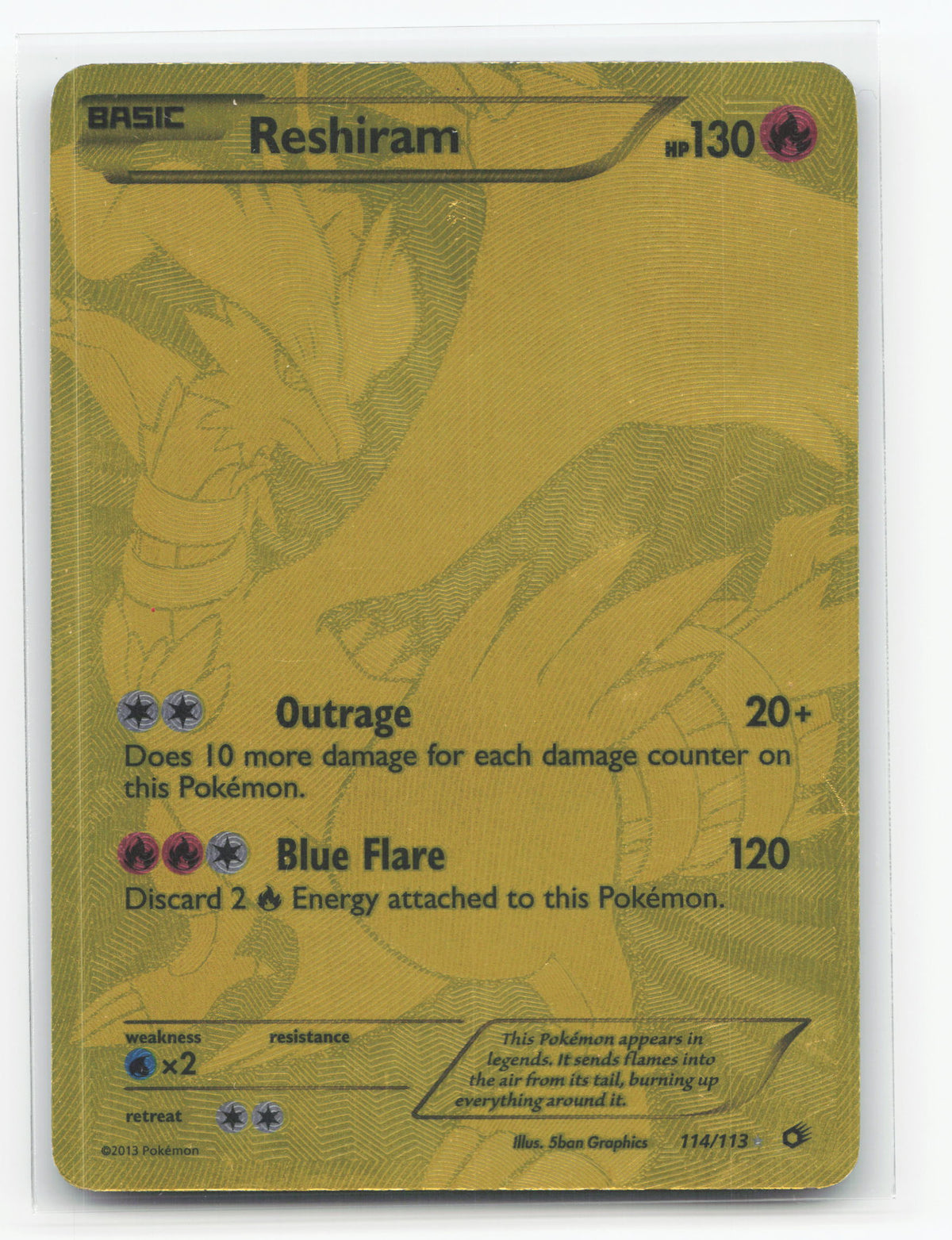 Reshiram 114/113 - Legendary Treasures