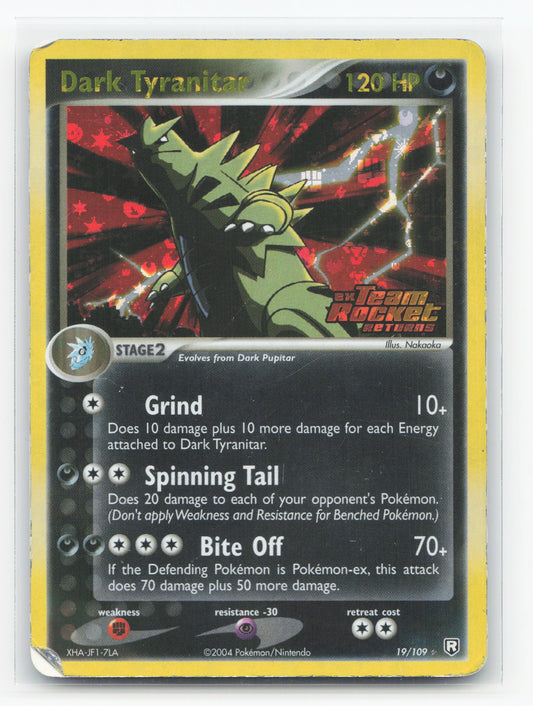 Dark Tyranitar 19/109 Reverse Holo - Team Rocket Returns