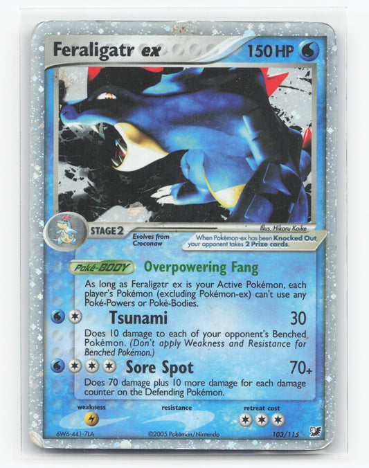Feraligatr ex 103/115 - Unseen Forces