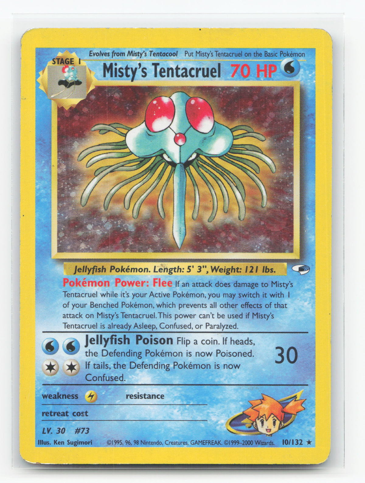Misty's Tentacruel 10/132 - Gym Heroes
