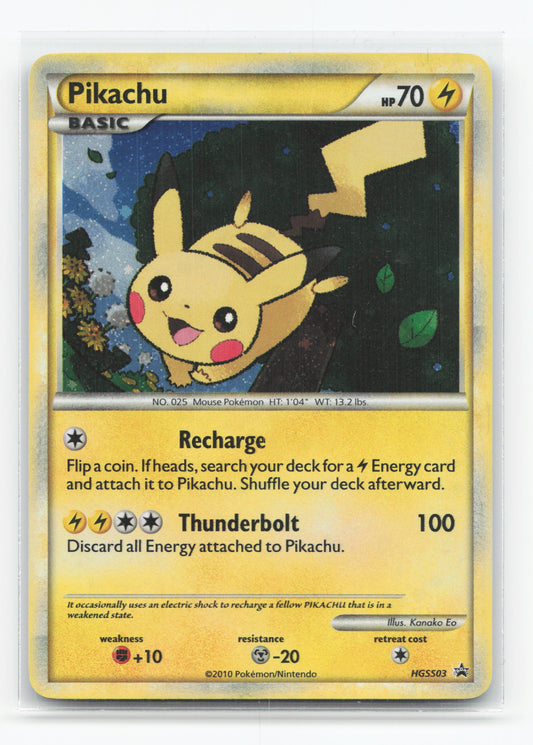 Pikachu HGSS03 - HGSS Black Star Promos