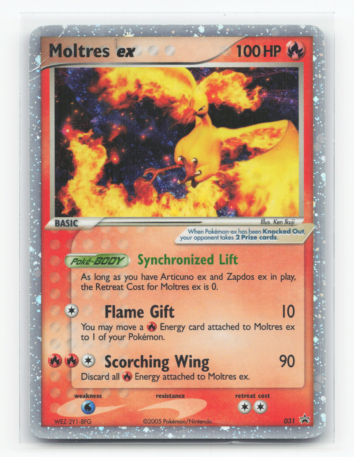 Moltres ex 031 - Nintendo Black Star Promos