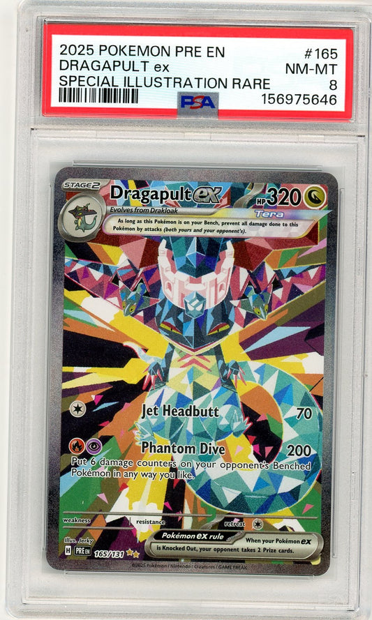 PSA 8 Dragapult ex 165/131 - Prismatic Evolutions