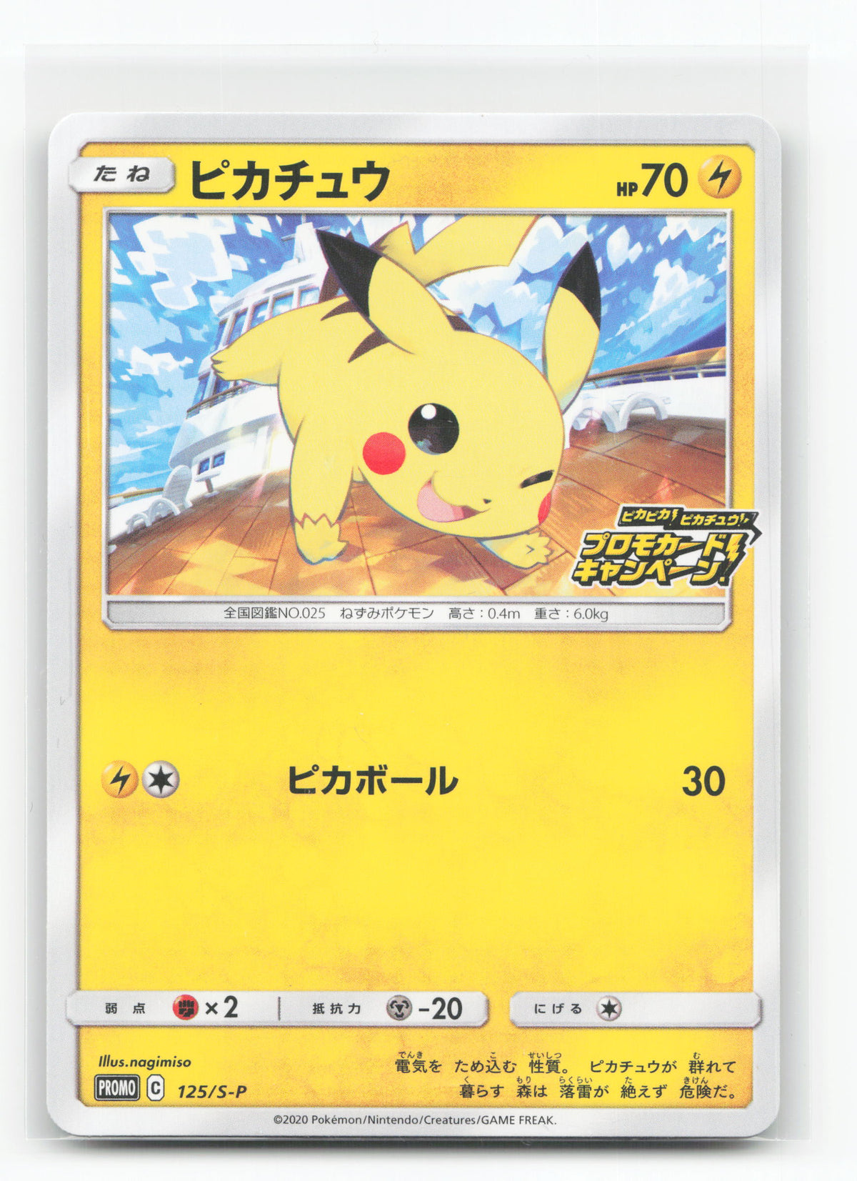 Pikachu 125/S-P - Sword & Shield Promos