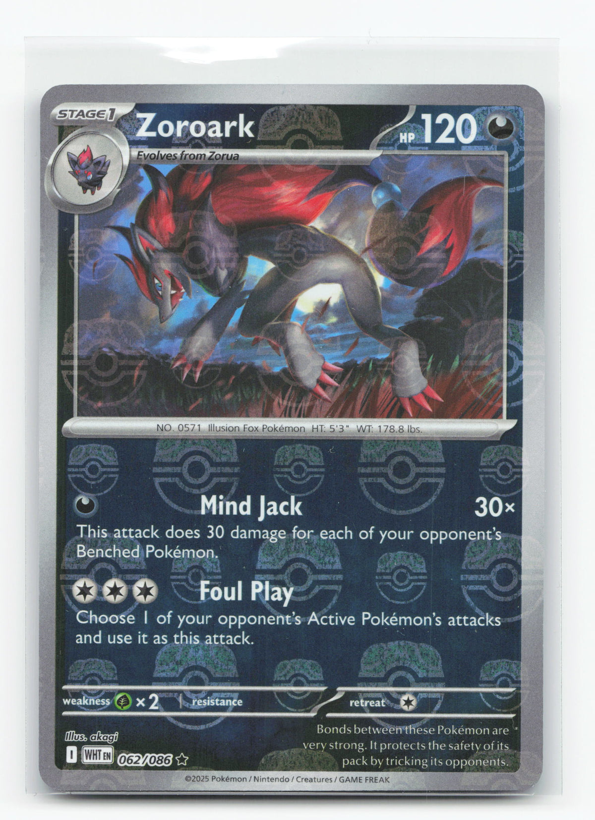 Zoroark 062/086 - White Flare