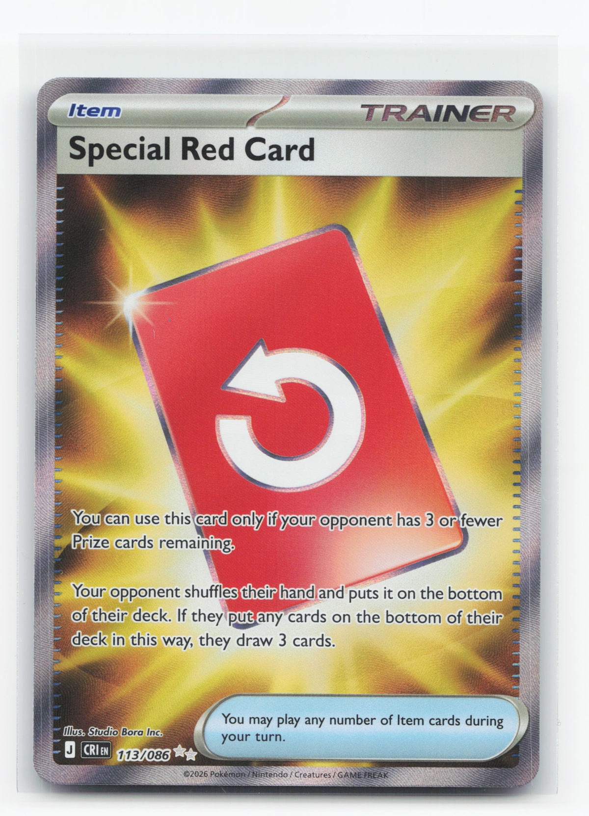 Special Red Card 113/086 - Chaos Rising