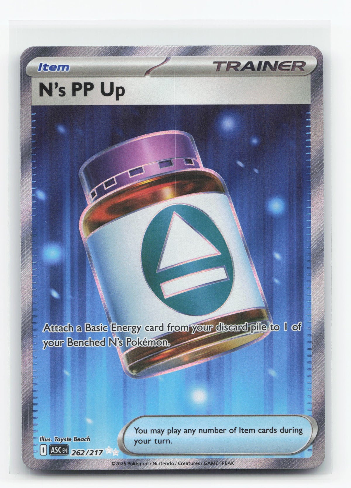 N's PP Up 262/217 - Ascended Heroes