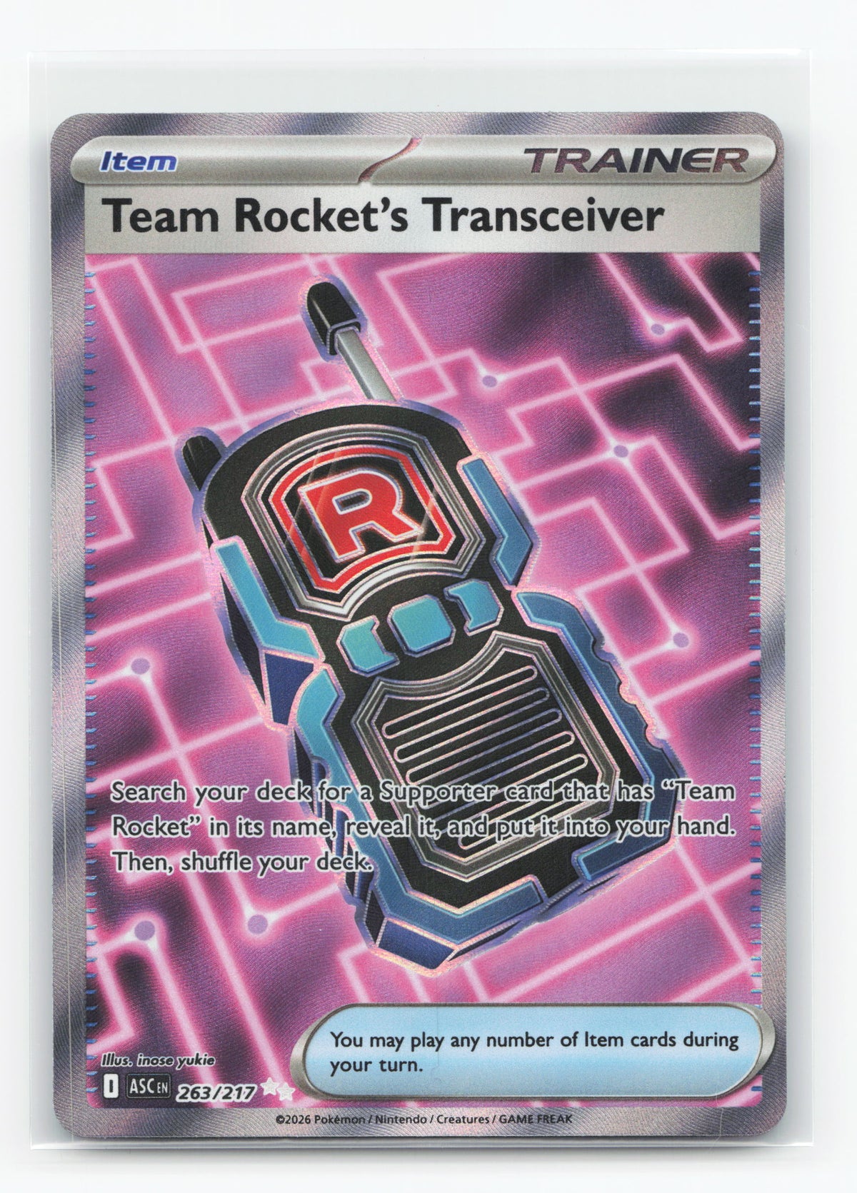 Team Rocket's Transceiver 263/217 - Ascended Heroes