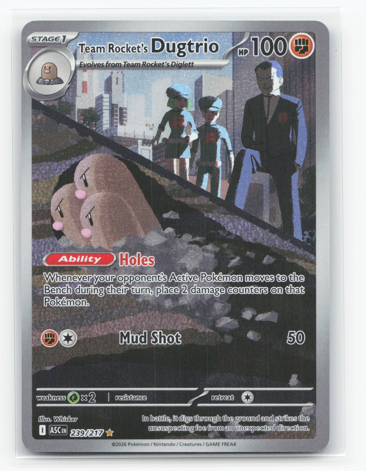 Team Rocket's Dugtrio 239/217 - Ascended Heroes